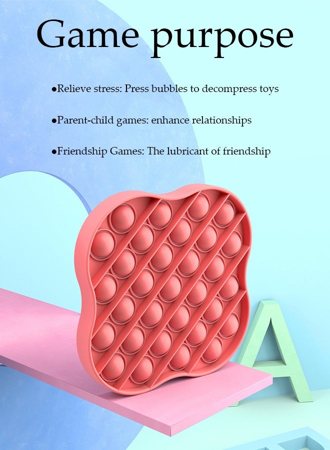 إسكدنيا Push Pop Bubble Fidget Sensory Toy Learning Resources Hundred Board Sensory Bubble Popper Pop for Counting, Push Pop Fidget Toys Fine Motor Skills Toys, Focus Tools for Kids, Quiet Fidgets for Classroom - Image 3