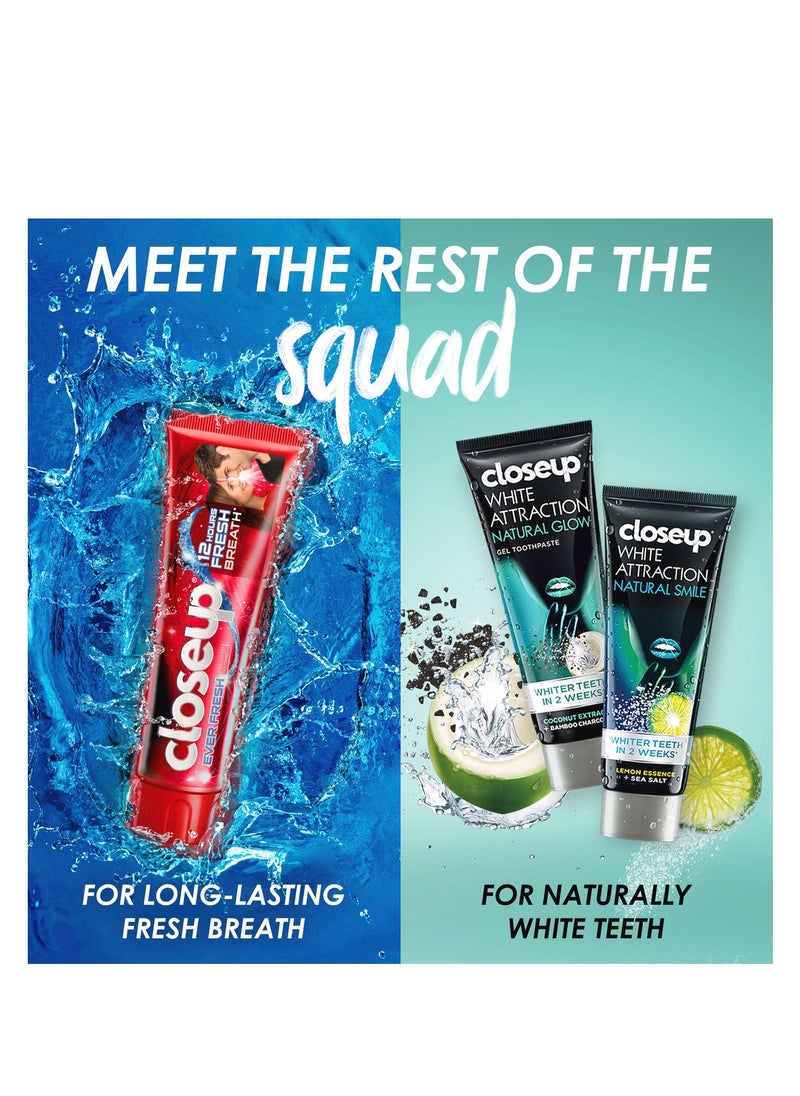 Closeup - White Attraction Gel Toothpaste Lemon Essence And Sea Salt Pack Of 2 - Image 1