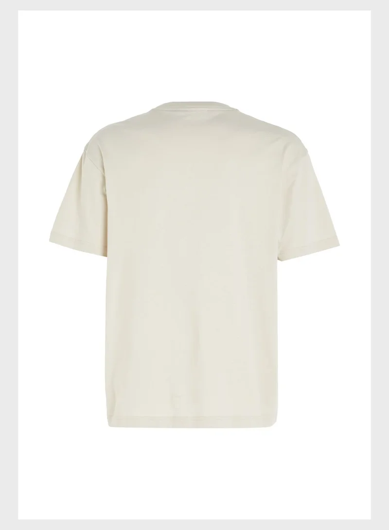 CALVIN KLEIN Logo Crew Neck T-Shirt