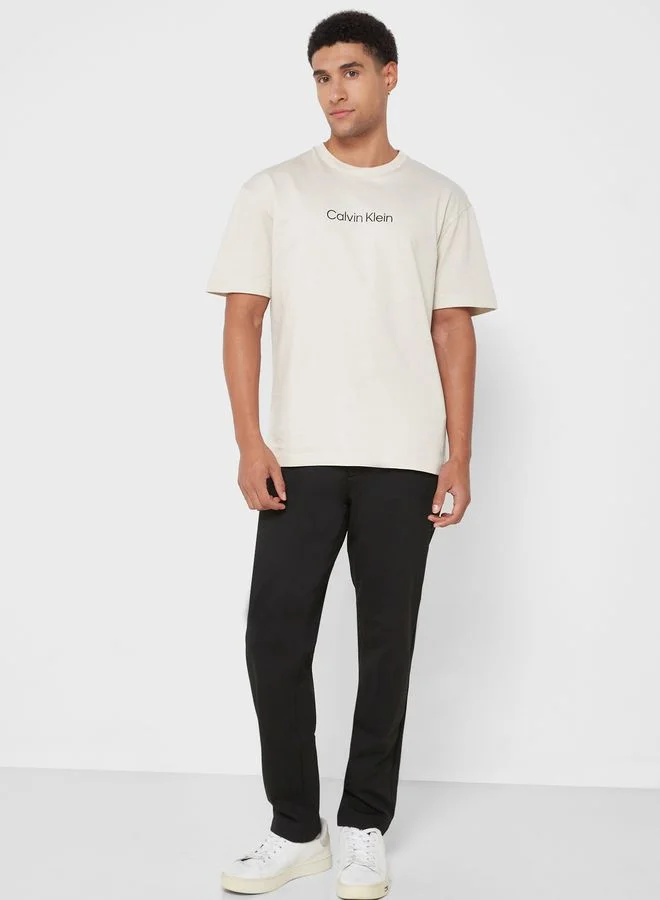 CALVIN KLEIN Logo Crew Neck T-Shirt