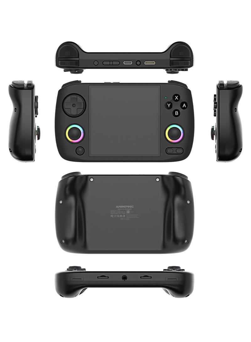 ANBERNIC  RG CubeXX Retro Handheld Game Console 3.95 Inch IPS Screen Linux System Built In 128G TF Card 5056 Games Support HDMI TV Output 5G WiFi Bluetooth 4.2 (Black) - Image 1
