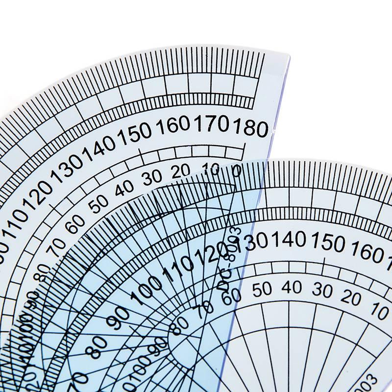 1 Piece Ruler Set with Protractor for School Math Drawing and Measuring - Image 5