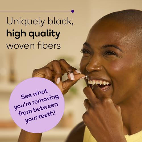 BURST Big Floss Refill Bobbin 273 YardsXL Spool Fits Bursts Big Expanding Dental Floss Dispenser Mint Eucalyptus Expanding Black Floss with Xylitol Coating Vegan Paraben Free Tooth Floss - Image 3