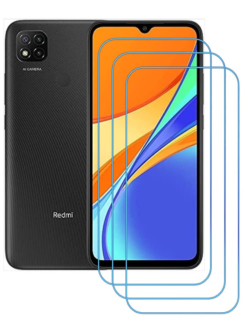ACLIX 3 Pieces Antistatic ESD Dustproof Premium Quality High Definition Clear Tempered Glass Screen Protector Designed For Xiaomi Redmi 9C - Image 1