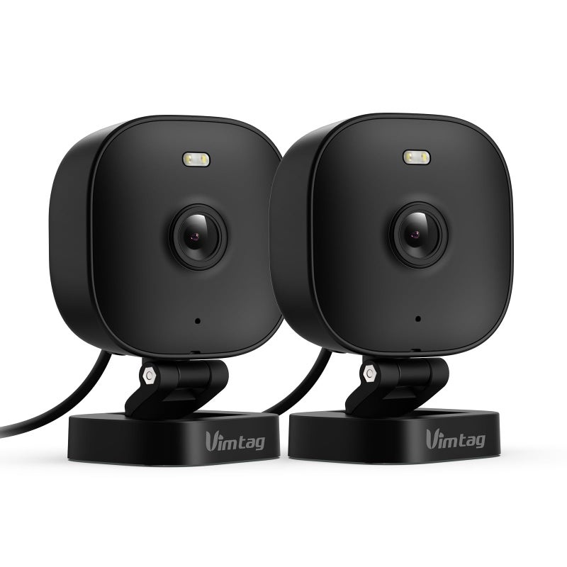 VIMTAG 2.5K Security Camera Indoor/Outdoor, Cameras for Home Security with Color Night Vision, AI Human Detection, Spotlight/Siren, Pet/Baby Monitor, IP66, 2-Way Audio,Compatible with Alexa, Wired - Image 1