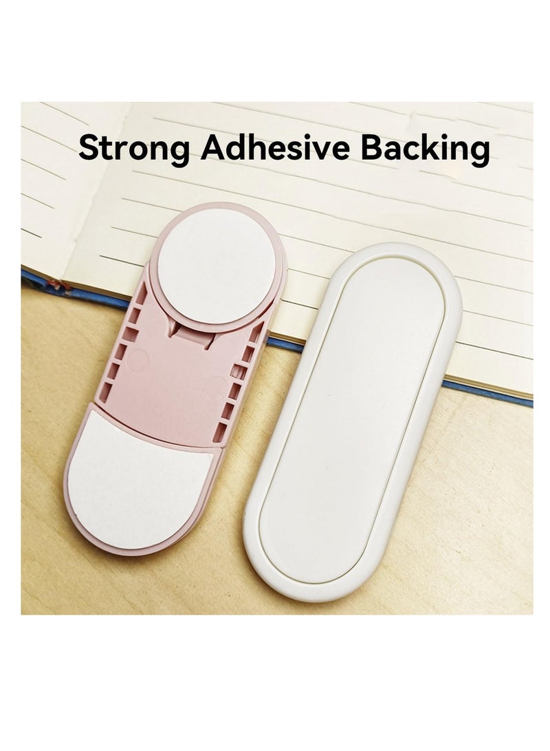 ECVV 6 قطع أقفال أمان للأطفال قفل أمان قابل للتعديل لحماية الطفل خزائن لاصق 3M أقفال متعددة الأغراض للأطفال للأثاث باب الثلاجة الفرن المرحاض - أبيض - Image 3