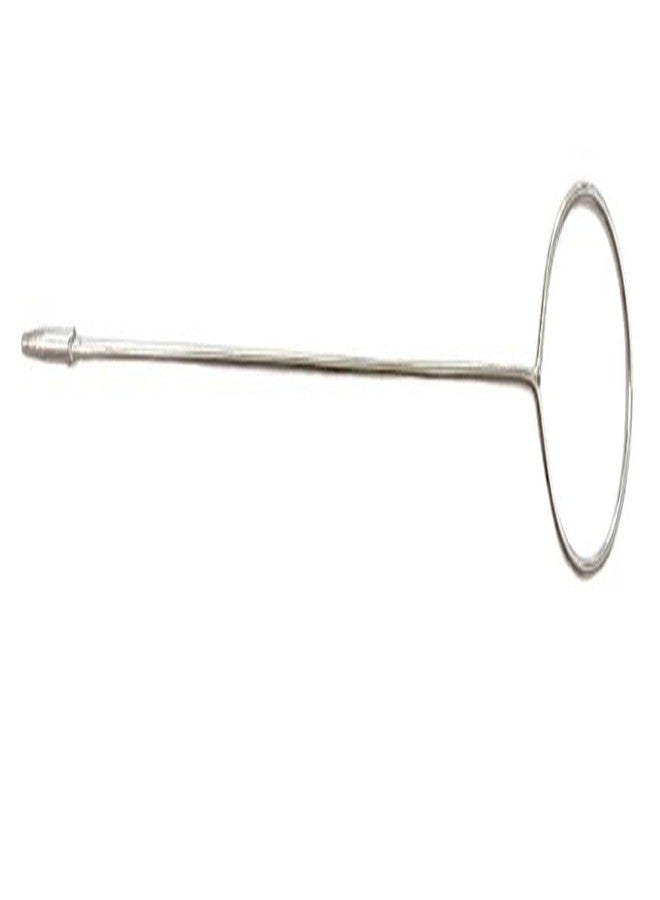 Kshama Veterinary Teat Tumor Extractor | Stainless Steel Tool with 1 Ring | Teat Hug Design (Pack of 3 Pcs) - Image 1