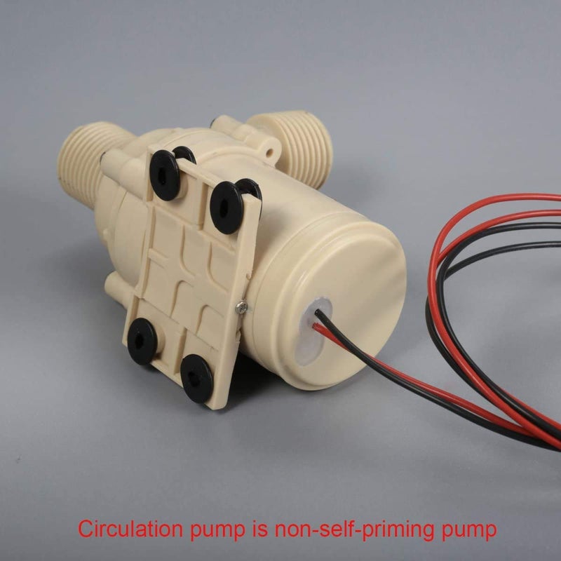 bayite BYT-7A006 DC 12V Solar Hot Water Heater Circulation Pump Low Noise 3M Discharge Head 2.1GPM - Image 2