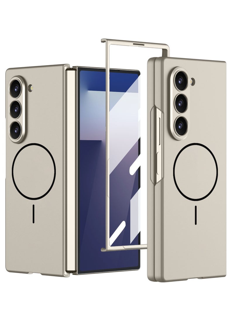 general Samsung Galaxy Z Fold 7 Case,2-in-1 Mobile Phone Case with Built-in Protective Film and Invisible Magnetic Ring, Ultra Thin Cover for Samsung Galaxy Z Fold 7