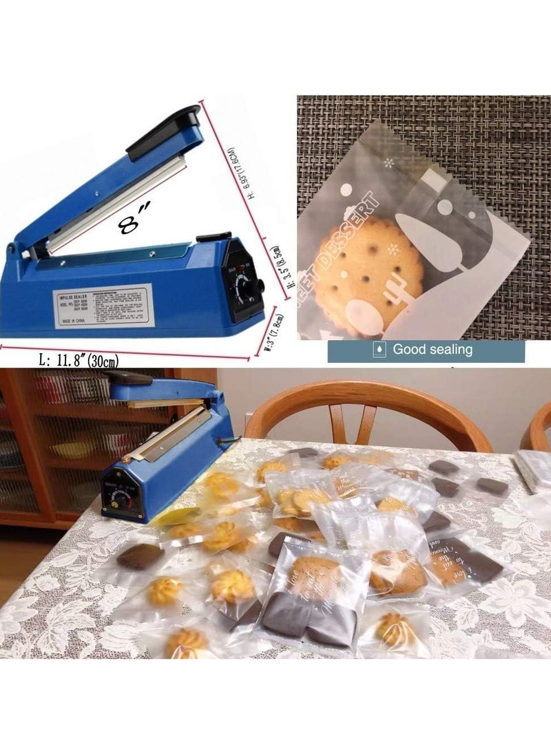 Genzy Heat Sealer Manual Bags Sealing Machine 30 CM for Plastic Packet Pouch Bag Polybag Packing Kitchen Seal Package - Image 5