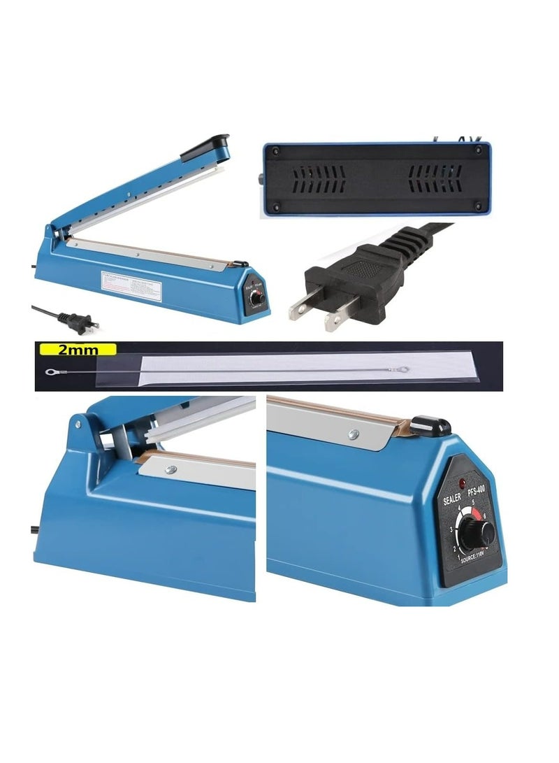 Genzy Heat Sealer Manual Bags Sealing Machine 30 CM for Plastic Packet Pouch Bag Polybag Packing Kitchen Seal Package - Image 3