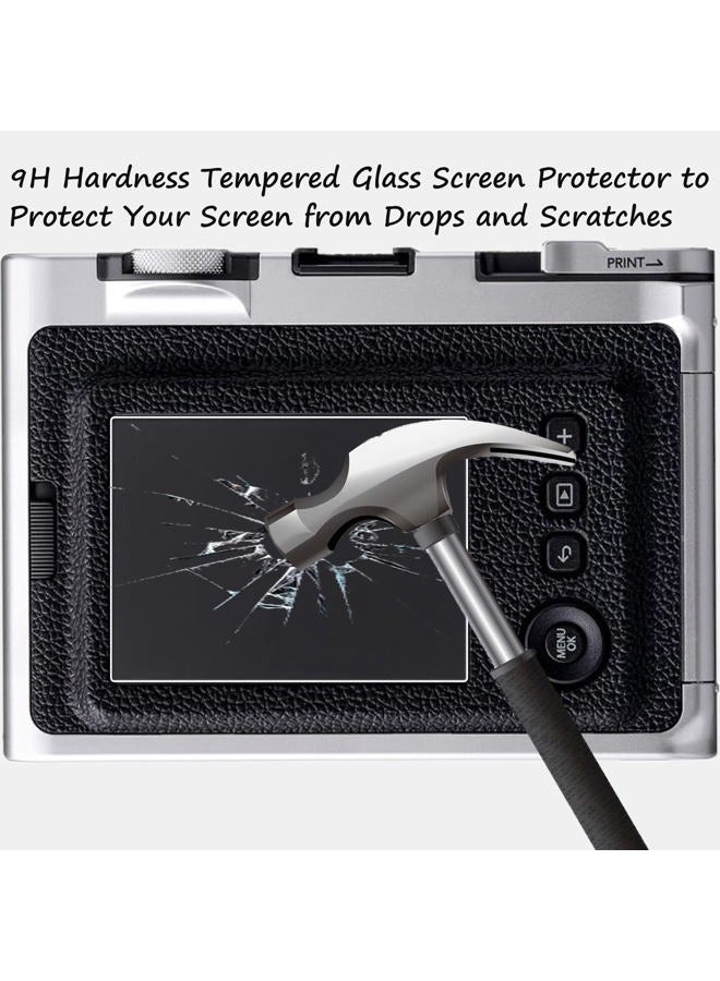PCTC Screen Protector Fit for Fujifilm Instax Mini EVO, 3 Packs Tempered Glass Protector Film for Fuji Instax Mini EVO, 0.3MM 9H Against-Scrach Against-Fingerprint Against-Bubble Against-Water - Image 4