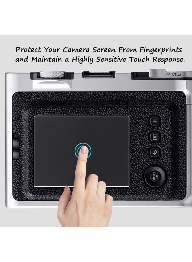 PCTC Screen Protector Fit for Fujifilm Instax Mini EVO, 3 Packs Tempered Glass Protector Film for Fuji Instax Mini EVO, 0.3MM 9H Against-Scrach Against-Fingerprint Against-Bubble Against-Water - Image 3