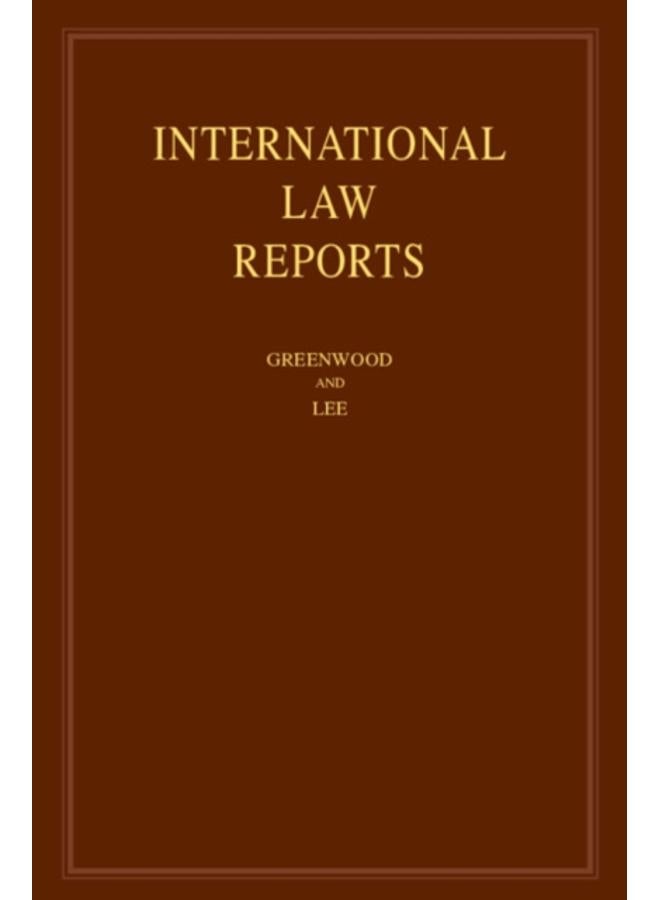 International Law Reports: Volume 188 