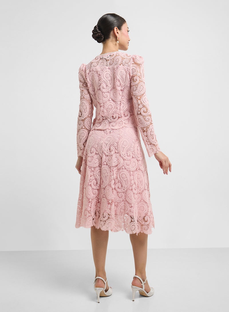 Khizana Lace Top & Skirt Set  - Image 2