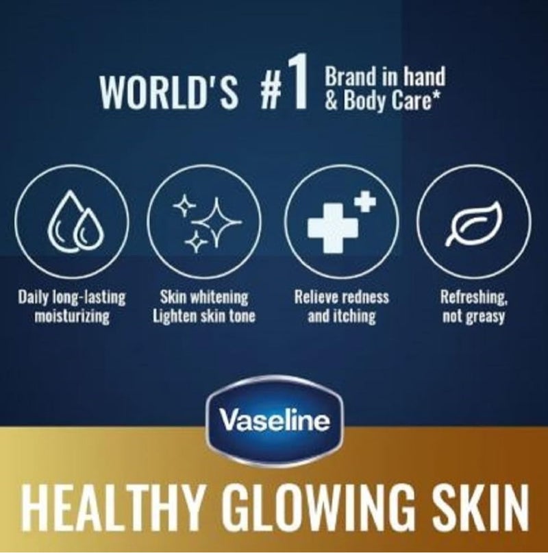 فازلين زيت الجسم "فازلين إنتنسيف كير" (Vaseline Intensive Care) بفيتامين B3 - زيت مرطب خفيف الوزن لبشرة صحية ومشرقة، تركيبة غير دهنية، 200 مل للعبوة الواحدة، عبوة مزدوجة (قطعتان) - Image 5