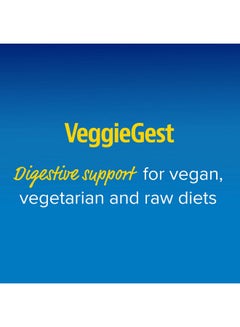 ENZYMEDICA Veggiegest Digestive Enzymes For Vegan Vegetarian And Raw Diets Prevents Gas And Bloating 60 Capsules Ffp  - Image 3