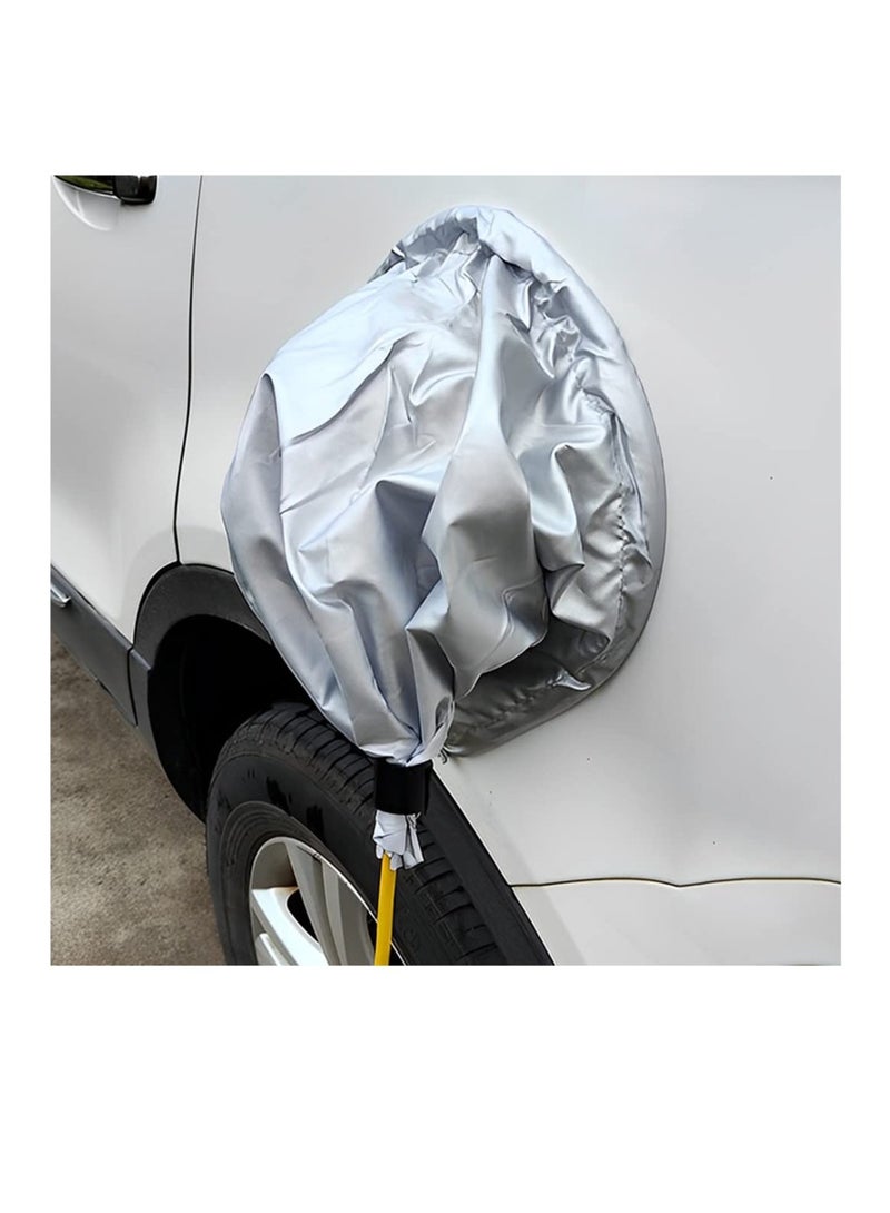 Excefore EV Charger Car Cover, Outdoor Rain Sun UV Protection, Waterproof Outdoor Electric Car Charging Port Cover, Double-Sided Magnetic Adhesion, for Tesla Model Y/3, Compatible with Most Electric Cars  - Image 1