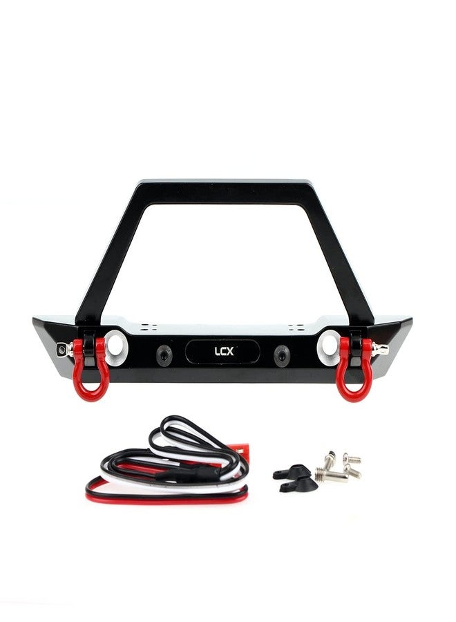 LCX مصد أمامي معدني لسيارة LCX Racing 1/10 RC Crawler لطرز TRX4 Axial SCX10 II 90046 SCX10 D90، قطع غيار وترقيات - Image 2