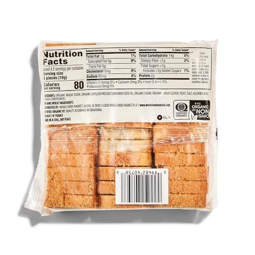 365 by Whole Foods Market, Organic Mini Toast, 2.8 Ounce - Image 2