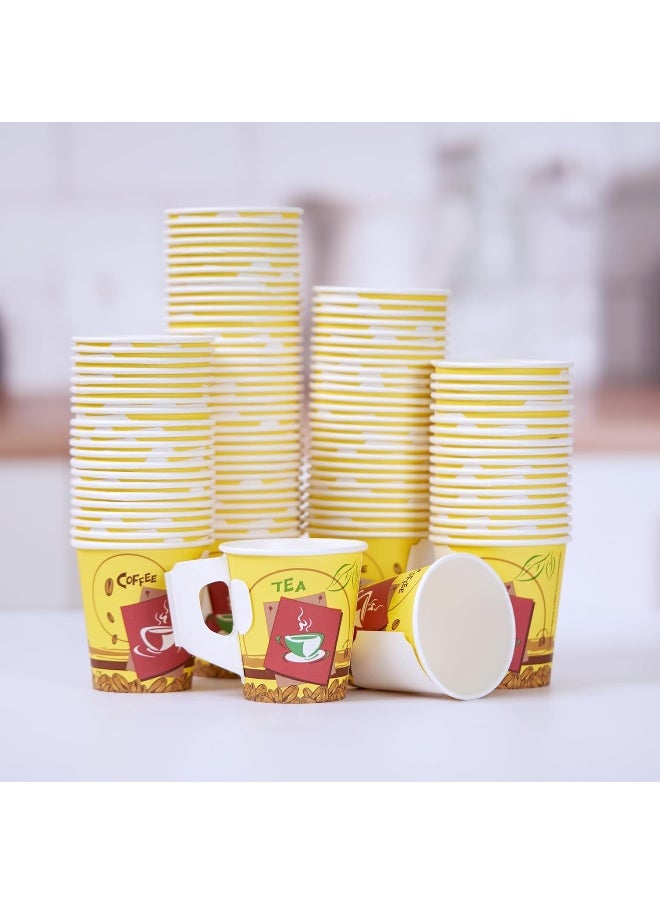 Hotpack أكواب ورقية بالجملة مع مقبض 150 كوب  - Image 4