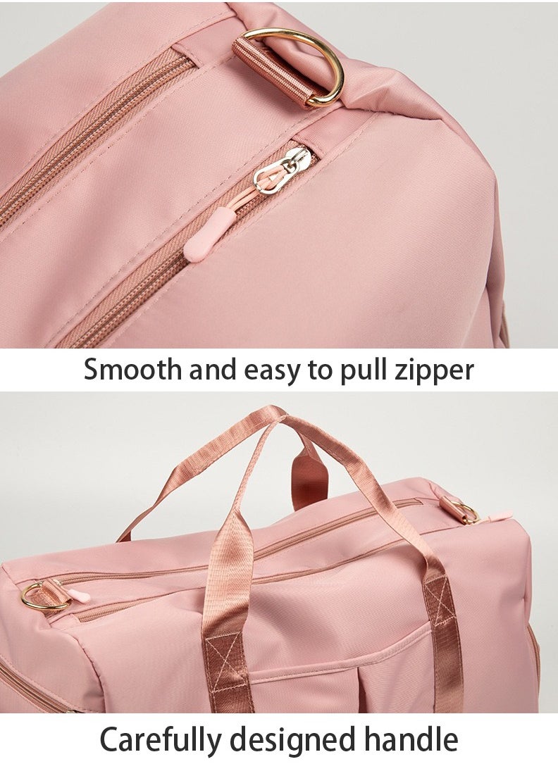 Generic - Men's and women's fitness bags with shoe compartment, sports travel bag with dry wet separation, large capacity yoga bag - Image 1