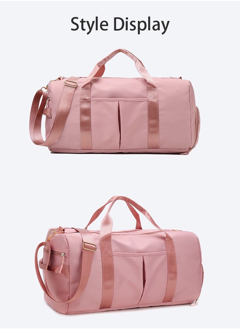 Generic - Men's and women's fitness bags with shoe compartment, sports travel bag with dry wet separation, large capacity yoga bag - Image 1