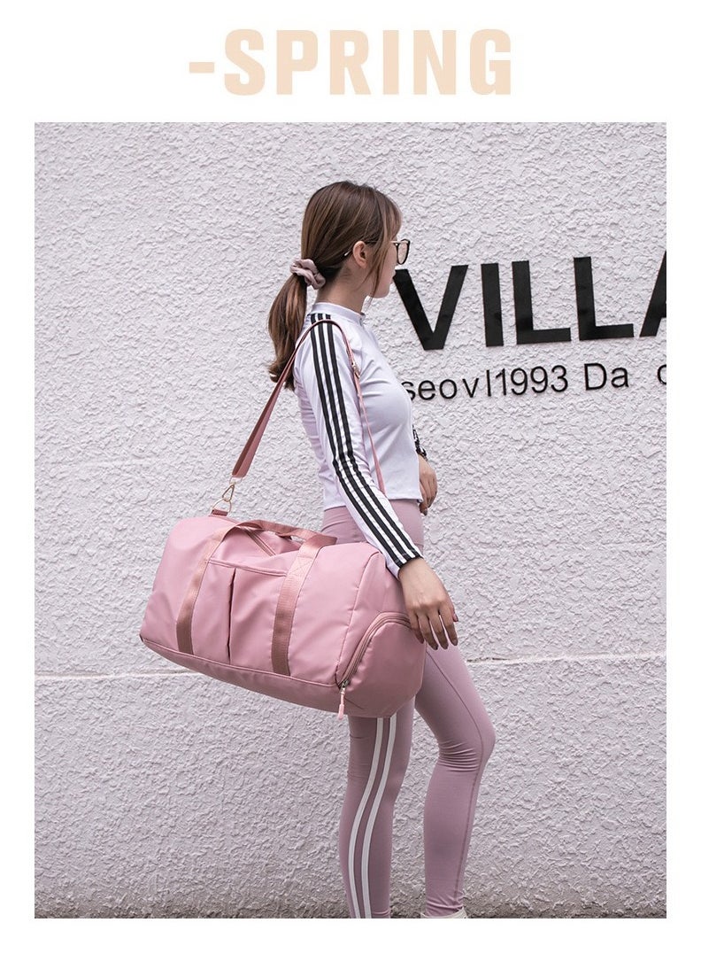Generic - Men's and women's fitness bags with shoe compartment, sports travel bag with dry wet separation, large capacity yoga bag - Image 1