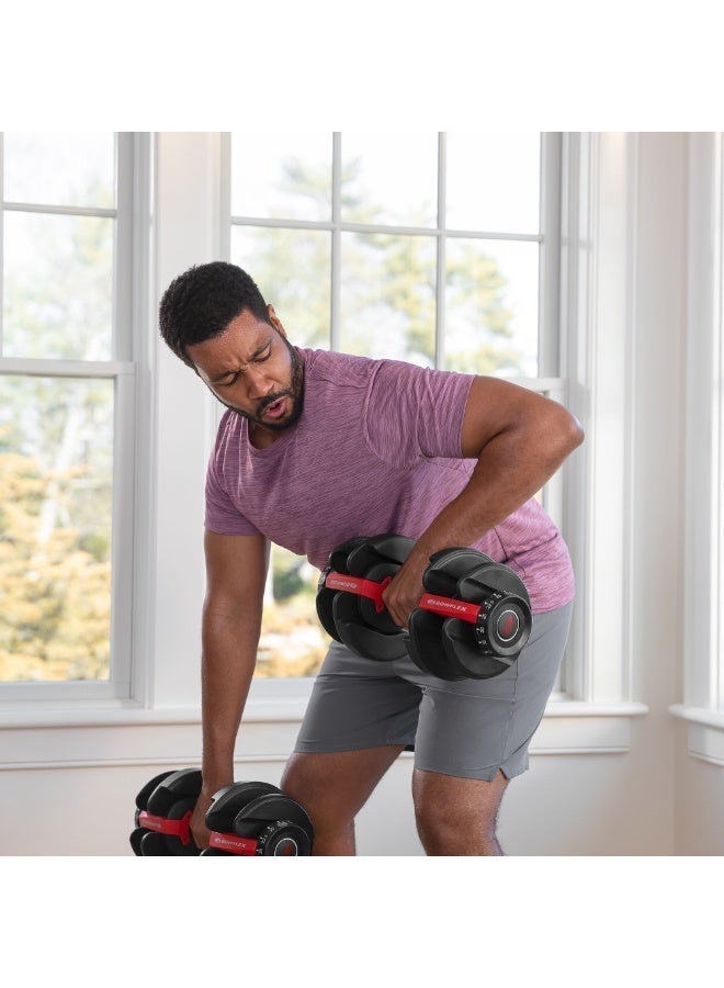 بوفليكس دمبل باوفليكس سيلكت تيك 552i قابل للتعديل من 2 إلى 24 كجم (قطعة واحدة) - Image 2