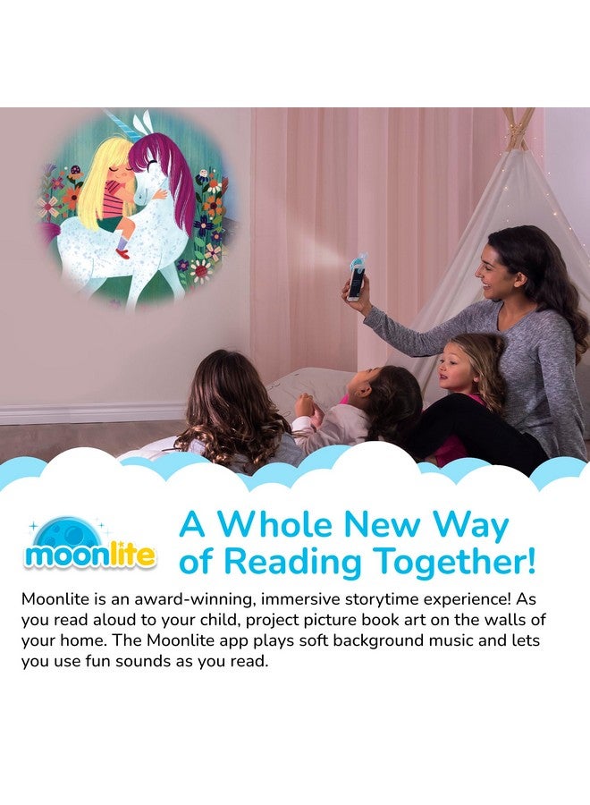 مونليت بكرات القصص المصورة لجهاز عرض المصباح اليدوي، للأطفال الصغار | يوني يونيكورن | قصة حزمة بكرة واحدة لمدة 12 شهرًا وما فوق - Image 3