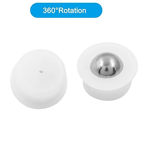 Litoexpe 12pcs Mini Ball Transfer Bearing Unit, Table Conveyor Ball Caster Wheels, 1/3" Ball Roller Wheels for Transmission, Furniture, Wheelchair (Nylon and Stainless Steel) - Image 4