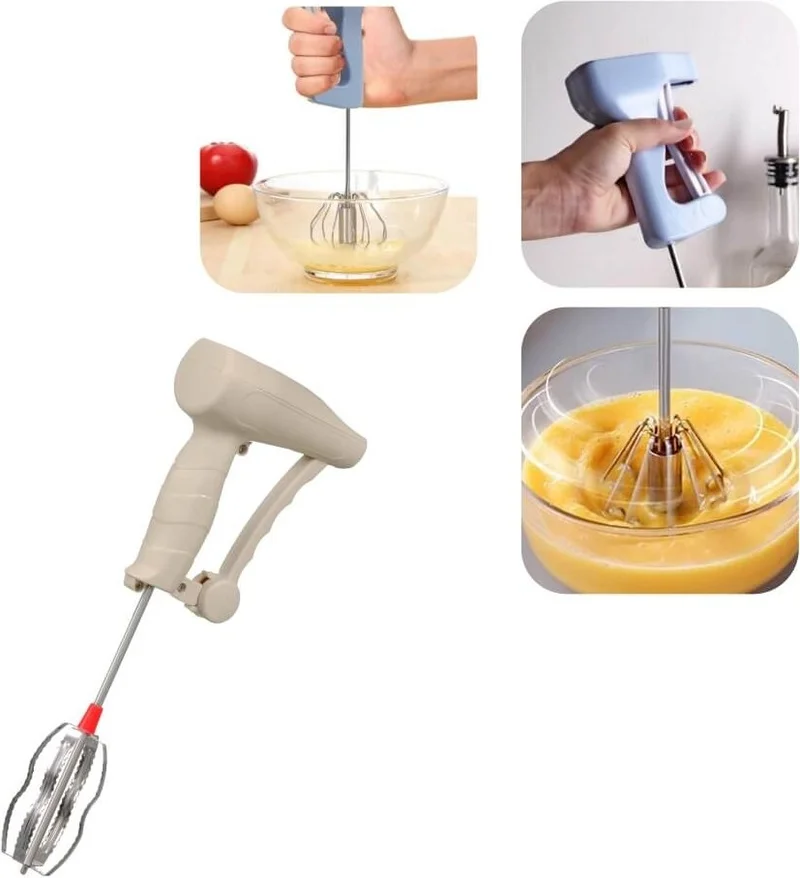 Piev Wenken Improved Stainless Head Push Semi-Automatic Mixer Whisk Cream