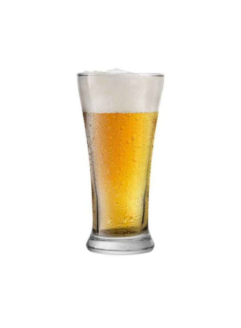Top Pick Pilsner Glass Home Use With Exceptional Clarity 400Ml Set Of 6