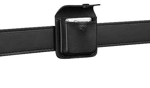 Perfect Fit Shield Wallets Perfect Fit Leather Nasal Spray Case for Naloxone Opiod Overdose Antidote Spray First Aid Spray Case Black Leather with Black Snap - Image 3
