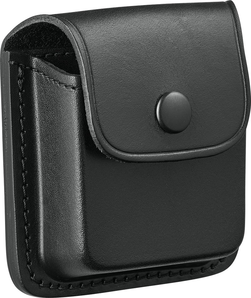 Perfect Fit Shield Wallets Perfect Fit Leather Nasal Spray Case for Naloxone Opiod Overdose Antidote Spray First Aid Spray Case Black Leather with Black Snap - Image 2