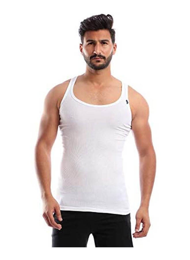 COTTONIL Basic Round Neck Sleeveless Undershirts Pack Of 6 
