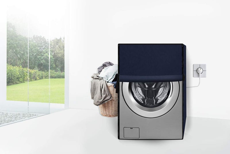 Wings Star Washing Machine Cover for Samsung 7 Kg FullyAutomatic Front Load WW70T552DAX Waterproof Dustproof Cover Darkblue - Image 2