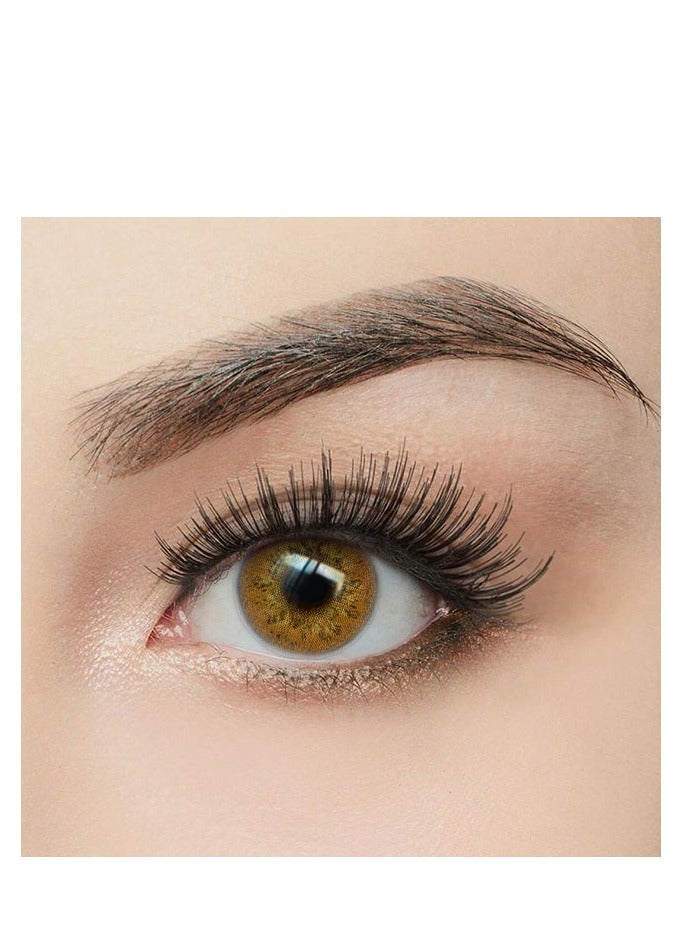 KSSEYE Natural Colored Russian Brown Eye Contact Lenses 2pcs Yearly 40% Water Contact For Beauty Cosplay With Case - Image 2