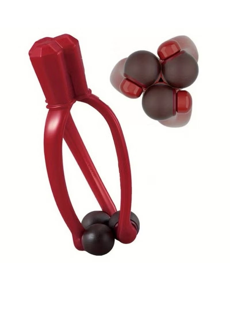Realfrog Portable Finger Massager With 3 Rollers - Enhances Blood Flow Reduces Swelling Ideal For Arthritis ReliefHand clip Migraine And Tension Relief Acupressure Clip - Thumb Acupoint Massage  - Image 1