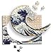 Trefl The Great Wave Off Kanagawa Hokusai Katsushika 200 Jigsaw Puzzle Wood Craft Irregular Shapes 5 Special Puzzles Famous Paintings Creative Fun for Adults and Children from 9 Years Old - Image 2