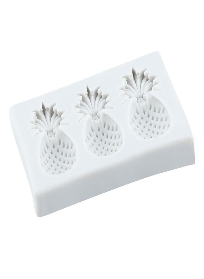 RFGHAC Fruit Fondant Molds Pineapple Silicone Mold for Cake Decorating Cupcake Topper Chocolate Candy Gum Paste Polymer Clay Set Of 2 - Image 3