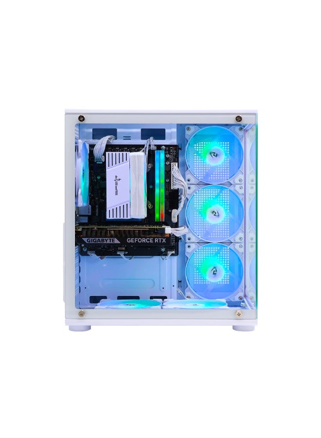 Spear Pc Gaming PC With Intel Core i5-14400F Processor/16GB RAM DDR5/1TB SSD/8GB Nvidia GeForce RTX 5050 Graphics/Windows 11 Pro/ White - Image 2