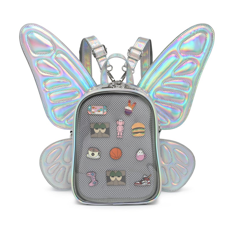 CHERRY SAUCE Ita Bag Backpack Butterfly Wings Fashion Purses and Handbags JK Bags Detachable Straps with Pin Display - Image 1
