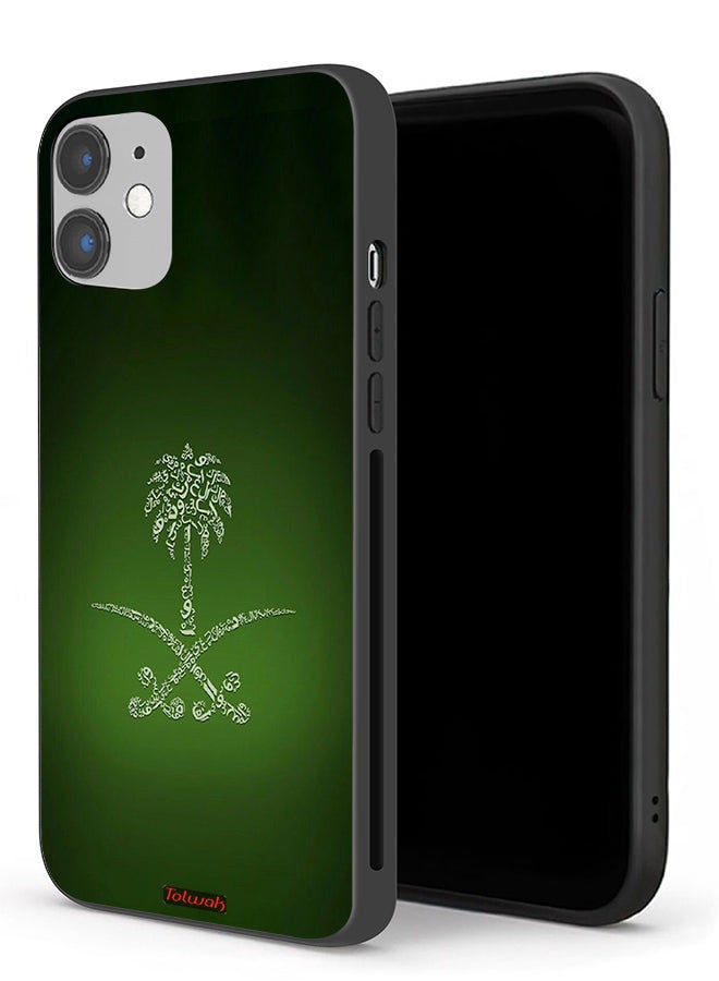 Tolwak Apple iPhone 12 Protective Case Kingdom Of Saudi Arabia Sign Vintage - Image 1