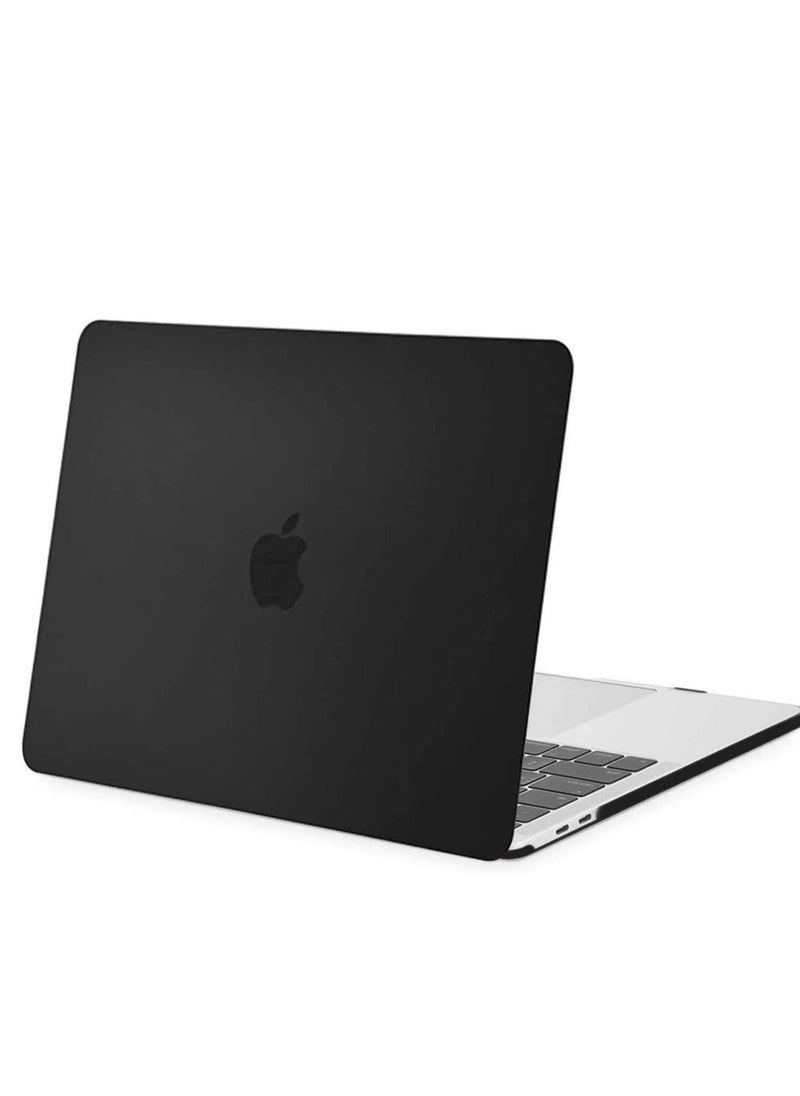 Generic - Macbook M2 2023 2022 MacBook Air 13 inch case Model A2681 Hard Shell Case & Keyboard Cover & Screen Protector for M2 Mac Air 13.6 in with Touch ID Black - Image 1