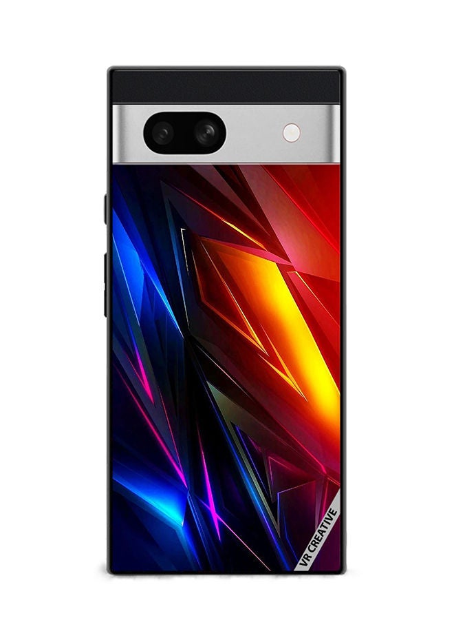 VR CREATIVE Protective Case Cover For Google Pixel 7a Design Multicolour - Image 1