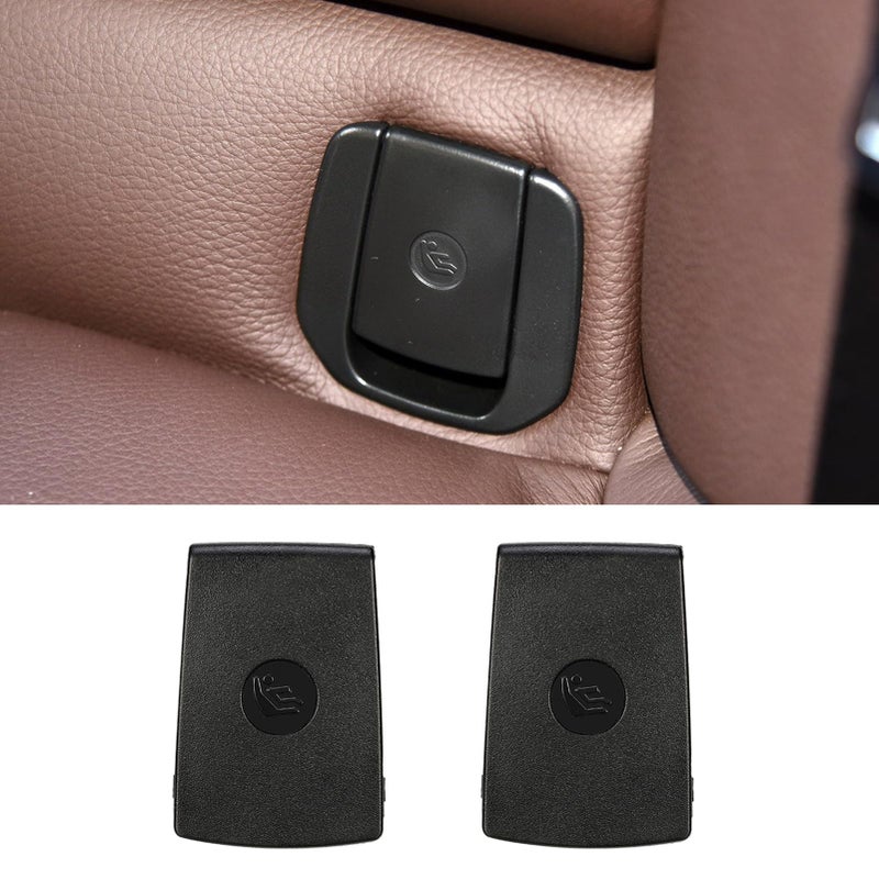 Jaronx for BMW Child Seat Anchor Cover Rear Row Seat Safety Belt Isofix Anchor Cover for BMW 1 E81 E82 F20 F21 2 F22 F87 F23 3 E90 E91 F30 F31 F34 F80X1 E84 Black