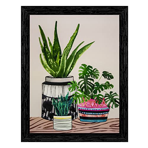 Indianara Set of 3 Framed Art Painting (3911BK) without glass 10.2 X 13, 10.2 X 13, 10.2 X 13 INCH (Style 7) - Image 5
