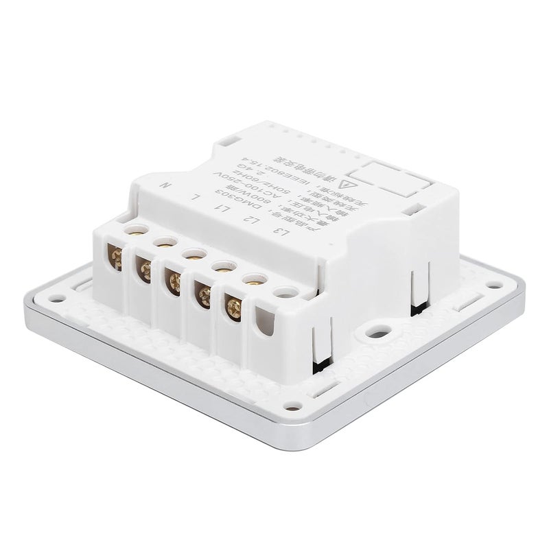 klarako Intelligent Touch Light Switch, Smart Light Switch, Smart Touch Button, 86 Type Touch Panel Wireless, 2.4G Voice Control, AC 100‑250V, for ZigBee (3 Way) - Image 5