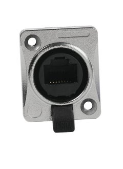 Excefore RJ45 Waterproof Connector, Panel Mounting RJ45, IP65 PCB Signal Panel Cat5/5e/6 8P8C Connector Ethernet LAN Cable Connector Double Head Coupler Adapter with Dust Cap (5 Pack, 90° Vertical)  - Image 4